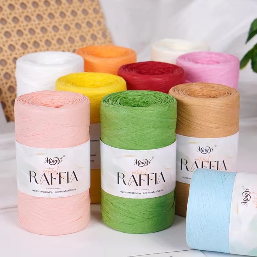 Wielokolorowa włóczka rafia DI – Crochet Bag Raffia recenzja i cena