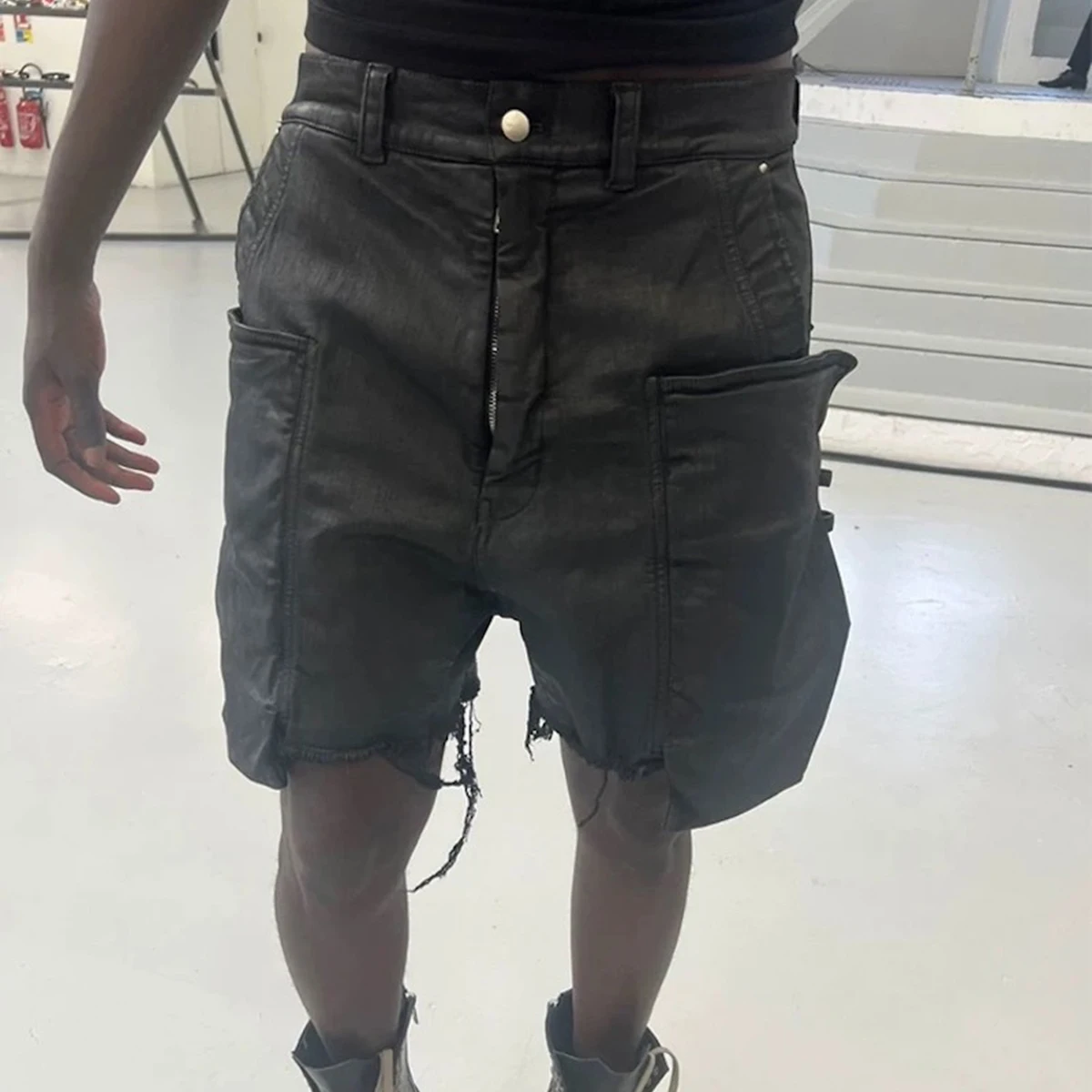 Męskie szorty jeansowe streetw – Shorts Denim Frayed recenzja i cena