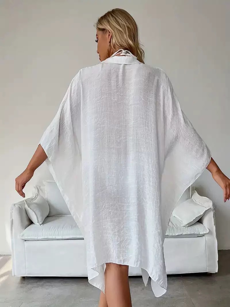 Letni luźny kardigan, ochrona  – Cover Up Kaftan recenzja i cena